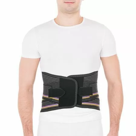 Корсет пояснично-крестцовый Тривес Т-1560/Т.58.10, высота 25 см, 4 ребра жесткости, черный