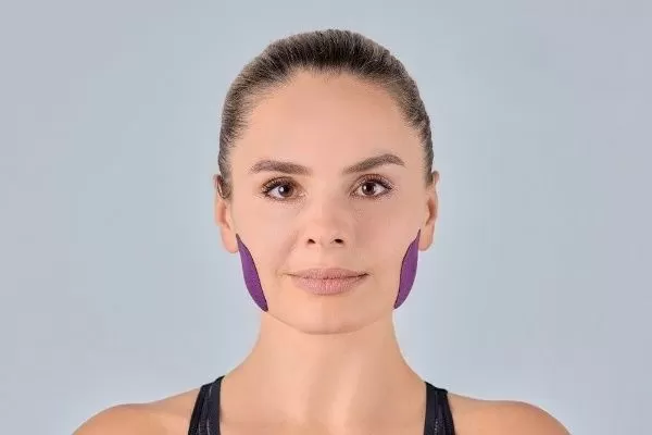 Кинезио тейп для лица Face Tape BBalance 2,5см*5м, хлопок, бежевый, 2 рулона