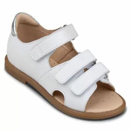 Сандалии ортопедические детские TWIKI TW-135-26 кожаные с открытым носом цвет белый 