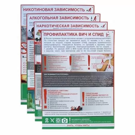 Комплект плакатов Здоровый образ жизни