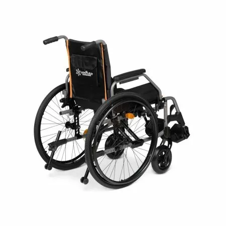 Кресло-коляска для инвалидов Армед 5000 ширина сидения 43см с регулировкой высоты сиденья и подлокотников, быстросъемными колесами и антиопрокидывателями