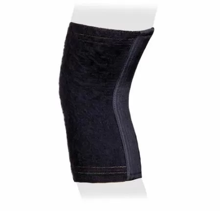 Бандаж на коленный сустав Экотен ККС-Т2 из собачьей шерсти, черный 