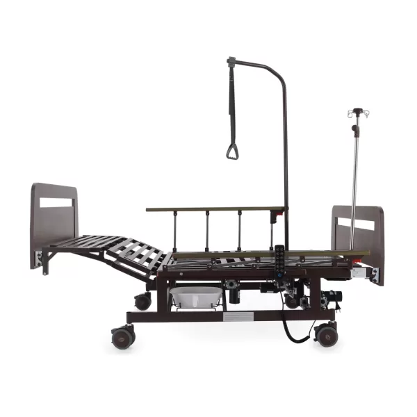 Кровать электрическая MED-MOS DB-11А ЛДСП венге ширина 120 см, с туалетом и функцией переворота