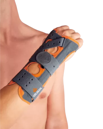 Бандаж на лучезапястный сустав Orliman M760, серый 