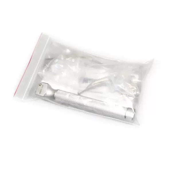 Ларингоскоп лампочный для экстренной медицины Медплант ЛЭМ-02/Л неонатальный, 2 клинка, артикул 823