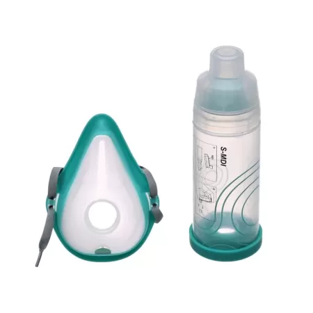 Камера/спейсер аэрозольная, клапанная PROMEDANZ S-MDI с маской для взрослых