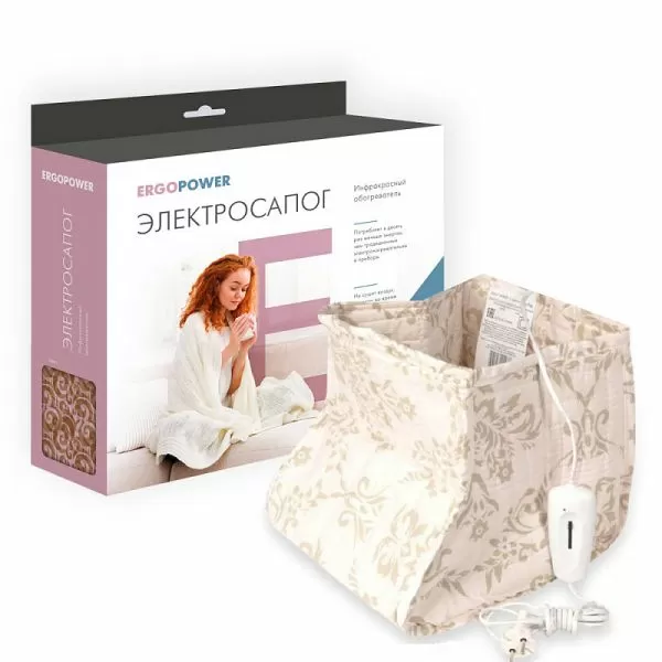 ER-904 Электрогрелка для ног Ergopower (25*30*30см) Сапог