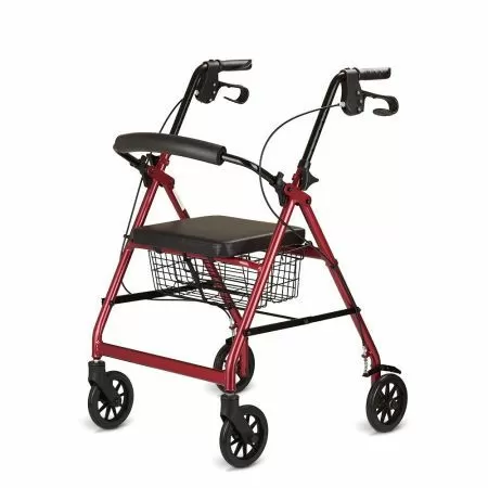 Ходунки-роллаторы Армед KR966LH с сиденьем, корзиной и повышенной грузоподъемностью до 120 кг