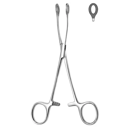 Щипцы кишечные окончатые для детей 170 мм Hilbro 52.0125.17