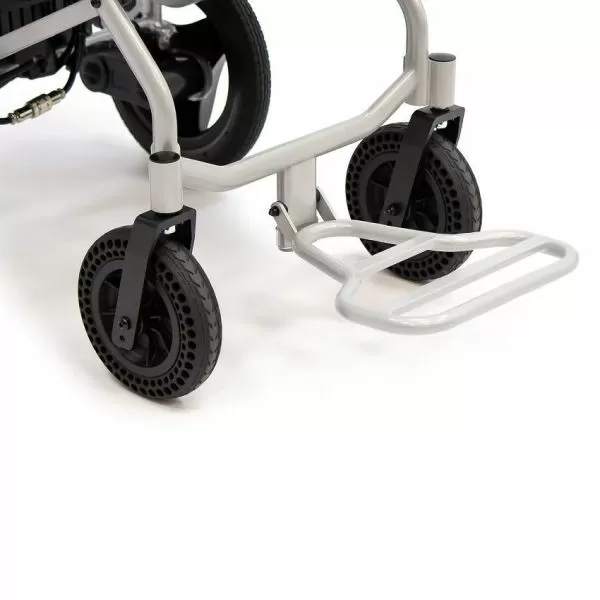 Кресло-коляска с электроприводом MET CHITO с алюминиевой рамой, ширина сиденья 43 см