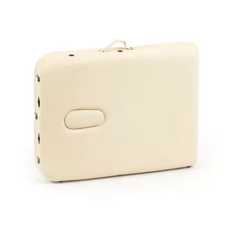 Стол массажный MET Comfort A3, артикул 18465, 3-х секционный складной алюминиевый, кремовый