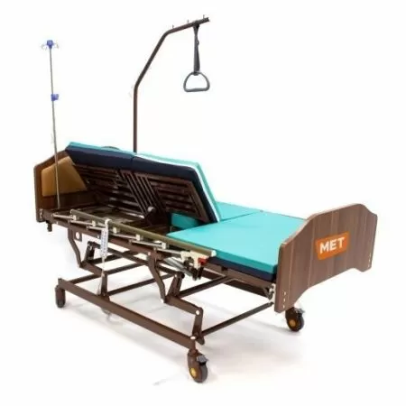 Кровать-кресло с "ушками" для сна в положении сидя электрическая МЕТ REALTA, артикул 17135 с регулировкой высоты, с переворотом и туалетом