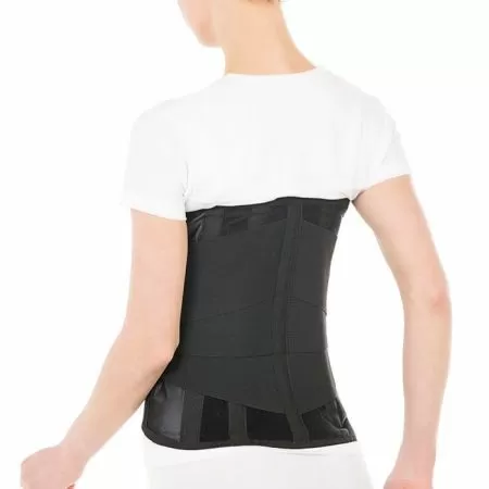 Корсет ортопедический  грудопояснично-крестцовый Тривес Т-1553/Т.56.23, 4 ребра жесткости, ширина 35см, черный  
