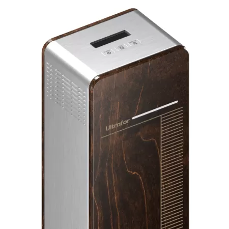 Облучатель-рециркулятор бактерицидный бытовой Ultrafor, 2 лампы по 30 Вт, с счетчиком наработки ламп, темное дерево