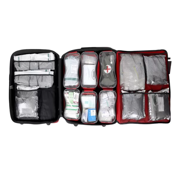 Укладка для оказания первой помощи для оснащения пожарных автомобилей по приказу 209н МЕДПЛАНТ в рюкзаке универсальном РМУ-01, артикул 1667