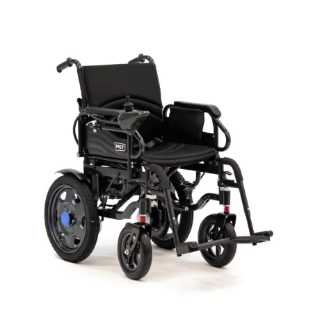 Кресло-коляска с электроприводом MET START 100, артикул 20701, ширина сиденья 44 см, колеса пневматические
