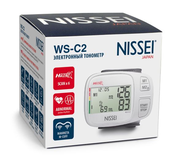 Тонометр автоматический на запястье Nissei WS-C2