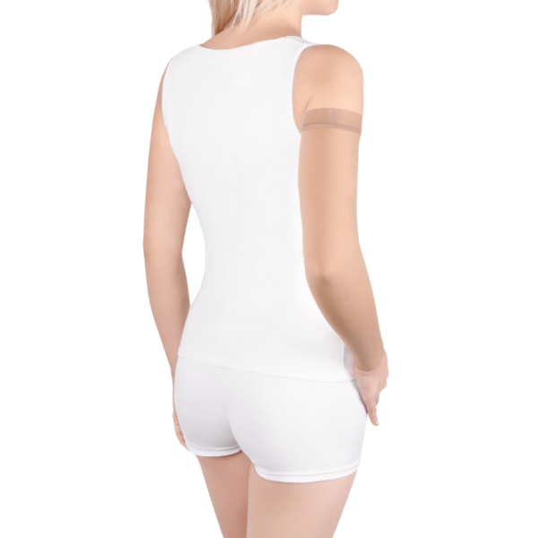 Рукав компрессионный IDEALISTA ID-401W 1 класс компрессии на широкое плечо цвет карамель 