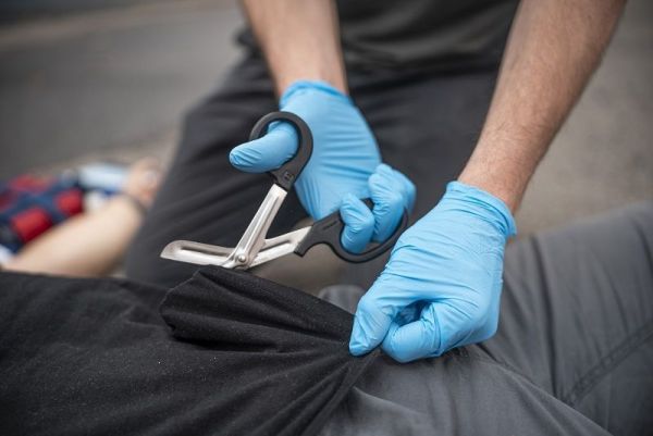 Ножницы для разрезания повязок 180 мм SCR-6031, артикул 12437