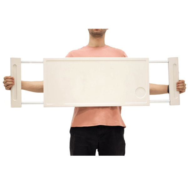 Столик надкроватный МЕТ, артикул 16427, с регулировкой ширины от 80 до 105 см