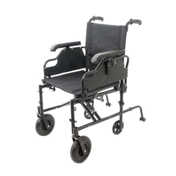 Кресло-коляска механическая Barry A8 Т, ширина сиденья 46см, пневматические колеса