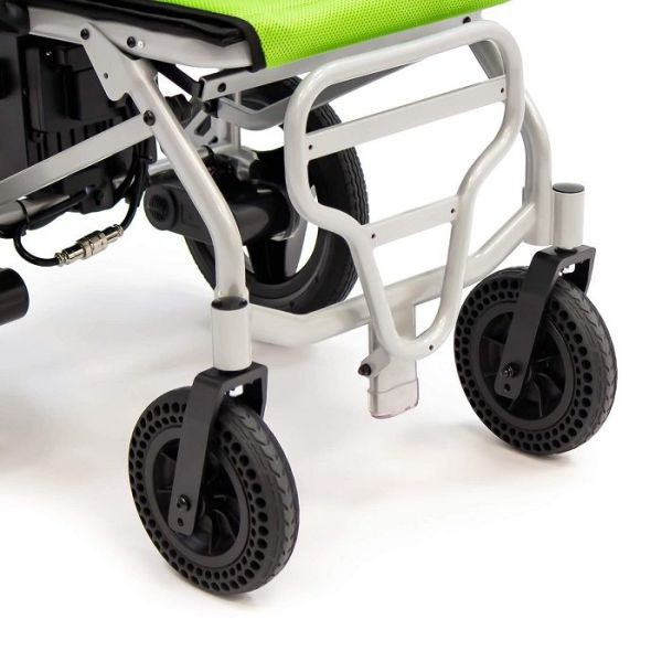 Кресло-коляска с электроприводом MET CHITO с алюминиевой рамой, ширина сиденья 43 см