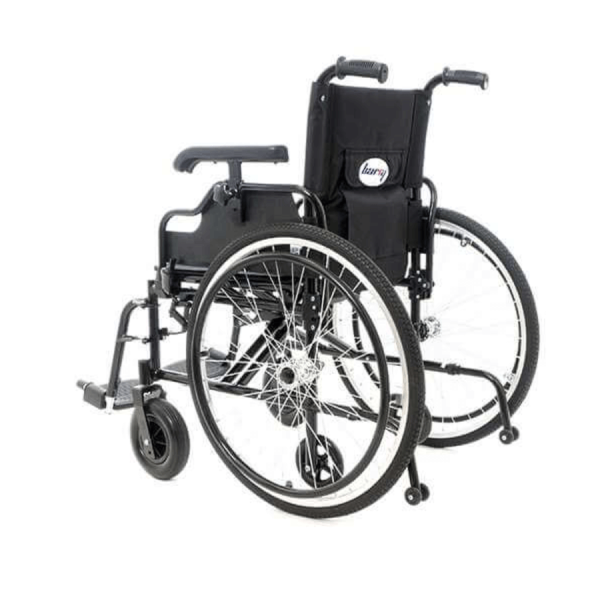 Кресло-коляска механическая Barry A8 Т, ширина сиденья 46см, пневматические колеса