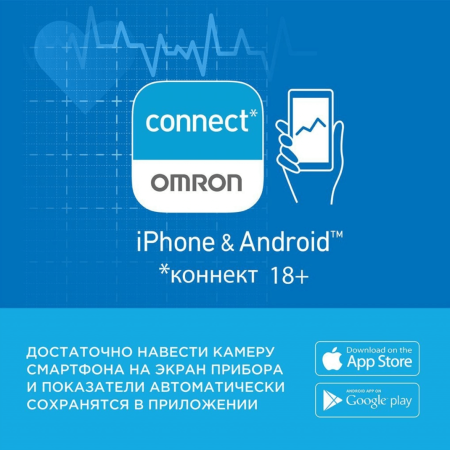 Тонометр автоматический на запястье Omron RS7 Intelli IT (HEM-6232T-RU)