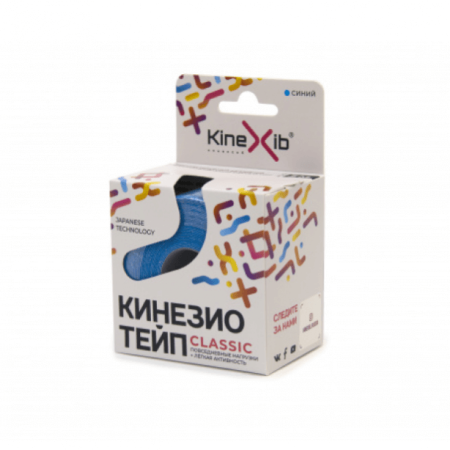 Кинезио-тейп Kinexib Классик (5м*5см) синий