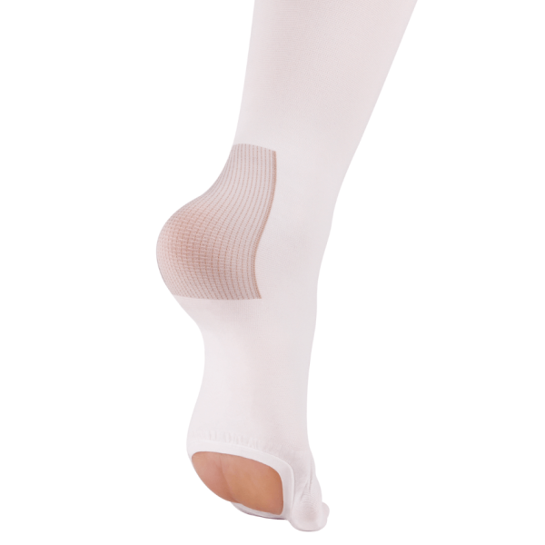 Чулки компрессионные Heeber H-980 унисекс 2 класс компрессии с закрытым носком антиэмболические для операции белые 