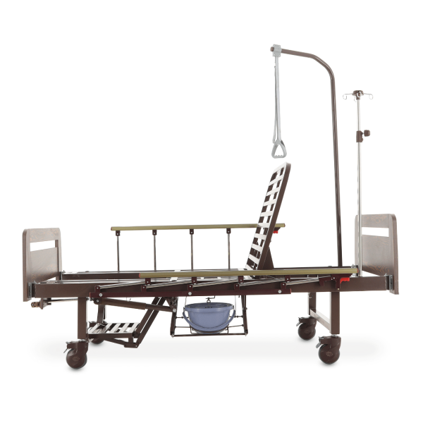 Кровать механическая MED-MOS YG-6 ЛДСП венге с туалетом